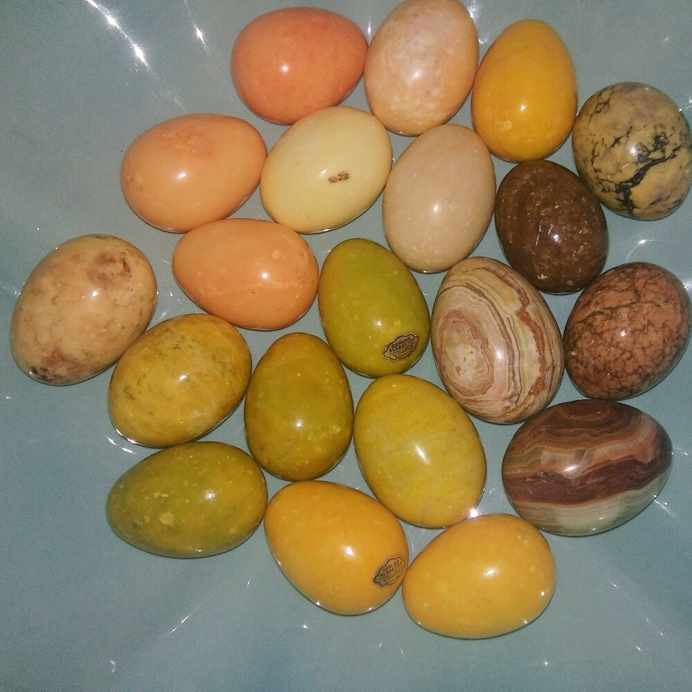 Easter Alabaster Eggs Handmade Italy (20)